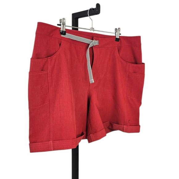 ZYIA Womens Not Just A Trail Short, Athletic, Outdoor, Gorpcore, Red, XXXL - Picture 8 of 8